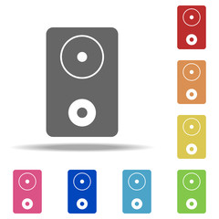 Aufkleber - sound column icon. Elements of web in multi colored icons. Simple icon for websites, web design, mobile app, info graphics