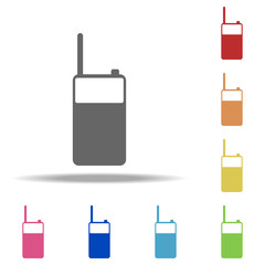 Aufkleber - portable radio icon. Elements of web in multi colored icons. Simple icon for websites, web design, mobile app, info graphics