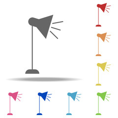 Aufkleber - table lamp icon. Elements of web in multi colored icons. Simple icon for websites, web design, mobile app, info graphics