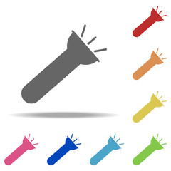 Poster - lamp icon. Elements of web in multi colored icons. Simple icon for websites, web design, mobile app, info graphics