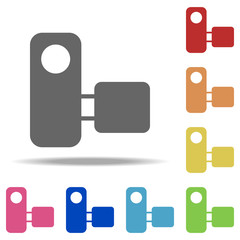 Aufkleber - manual camera icon. elements of web in multi colored icons. simple icon for websites, web design, mo