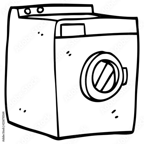 Line Drawing Cartoon Washing Machine Buy This Stock Vector And Explore Similar Vectors At Adobe Stock Adobe Stock