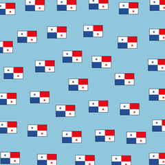 Wall Mural - panama flag background