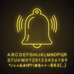 Active notification neon light icon