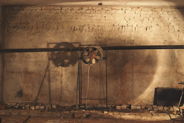 Wall Mural - Grunge Industrial Background - Street Texture - old vintage wall