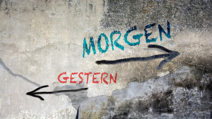 Wall Mural - Schild 391 - Morgen