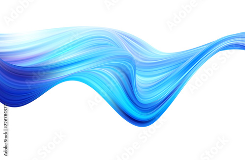 Modern colorful flow poster. Wave Liquid shape in color background. Art desig...