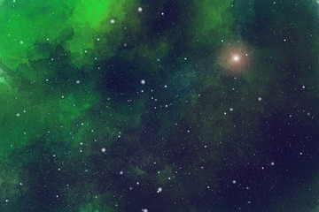 Wall Mural - watercolor abstract background with space