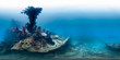 Underwater wreck in Indonesia