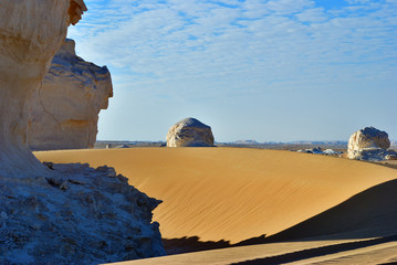 Wall Mural - White Desert in Sahara, Egypt