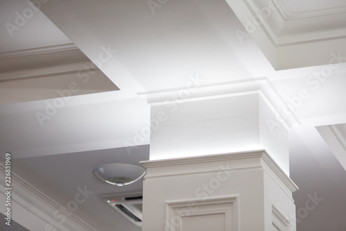Interior Details Ceiling Stucco Plaster Decorating Wall Joint