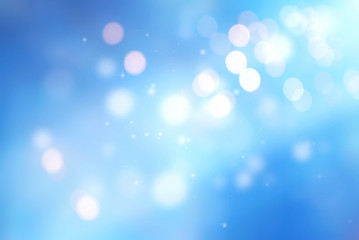 Blue blurred lights winter background,holiday backdrop.