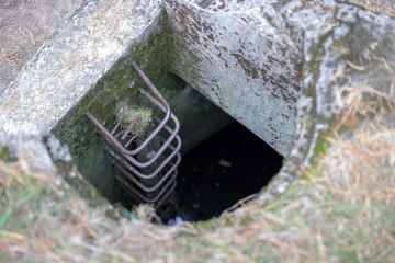 Old nuclear bunkers in Central Europe. Atomic shelters hidden deep in the forest.