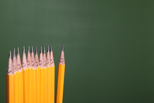 Yellow Pencils With Smiling Faces