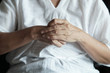 © onephoto - arthritis old person and Elderly woman female suffering from pain at home