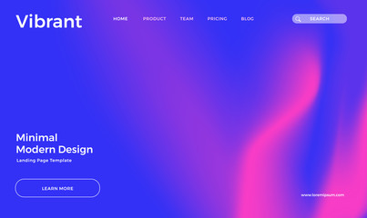 vibrant gradient background