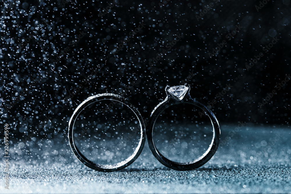 Two wedding rings discount