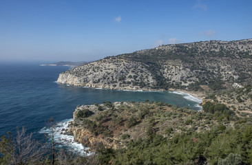 Thassos island Lanscape, East Macedonia and Thrace, Greece