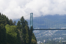 Lion's Gate Bridge In Vancouver, British Colombia