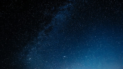 Night sky with stars and galaxy in outer space, universe background