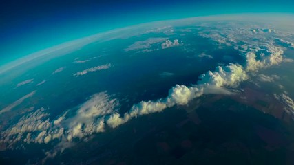 the bank of clouds in the spread