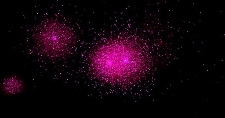 Wall Mural - Fireworks explosion spark on a black background