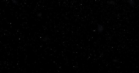 Wall Mural - natural white winter snowfall on a black background