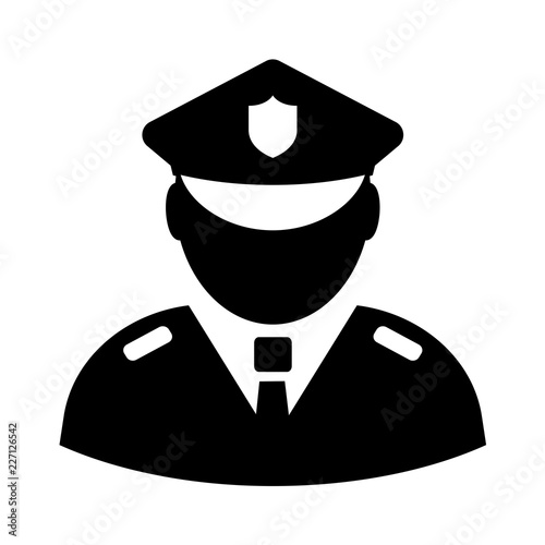 Fotografía Police officer vector icon