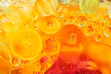 Red Orange Bubble Texture Background