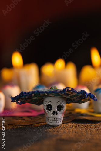 Fotografia Figure of Catrina and Catrino