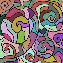 Wall Mural - abstract art background