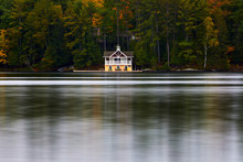 Lakeside Autumn Tranquility