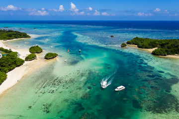 Sticker - Kabira Bay in ishigaki island of Japan