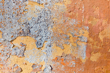 Wall Mural - Texture of old painted wall background