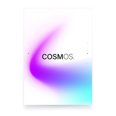 Wall Mural - abstract gradient shapes a4 poster. modern design cover backdrop. trendy color flow artwork