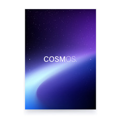 Wall Mural - Abstract Gradient Shapes A4 Poster. Modern Design Cover Backdrop. Trendy Color Flow Artwork