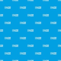Poster - Repair data pattern vector seamless blue repeat for any use