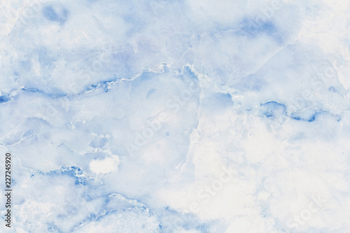 Fototapeta Blue pastel marble texture background in natural patterns with high resolution detailed structure bright and luxurious, seamless pattern of tile stone floor.
