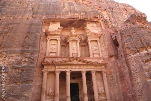 Fotografie, Obraz Al Khazneh or The Treasury at Petra, Jordan-- it is a symbol of Jordan, as well as Jordan's most-visited tourist attraction