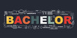 © Bluehousestudio - Design Concept Of Word Bachelor Website Banner.