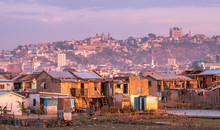 Antananarivo City View, Capital Of Madagascar. Tanarivo Is A City Of 3 Million Madagascarians, Who Often Farm Rice And Other Crops. Villagers Living Nearby Antananarivo.