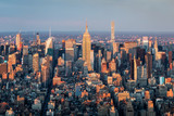 Fototapeta  - Manhattan skyline mit Empire State Building, New York City, USA