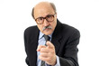 © SB Arts Media - Close up of Angry older businessman boss accusing and blaming