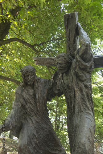 Fotografía Chelm, Poland, 10 September 2018: Calvary around the Basilica of the Blessed Vir