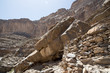 Berge und Geröll im Oman