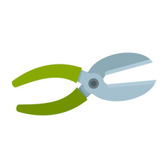 Poster - plant scissors icon. flat illustration of plant scissors vector icon for web design