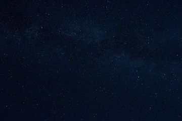 the milky way galaxy in kansas winter