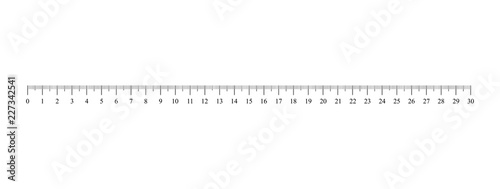 Fotografía Ruler scale. Vector illustration