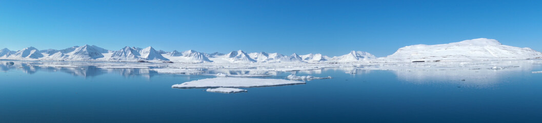 arctic seascape panorama