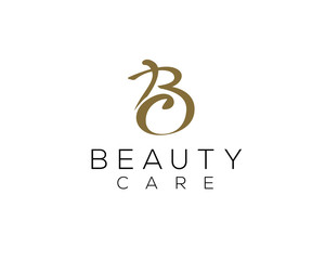 Canvas Print - Bc initials beauty logo design inspiration